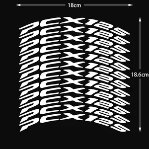 Reflexion des Motorradrads, Hub, Innenabziehbilder, Rand, Bandstreifen, Honda PCX 125 150 160 PCX125 PCX-125 PCX150 PCX160 10 Hauptverkauf PCX -Aufkleber - №2