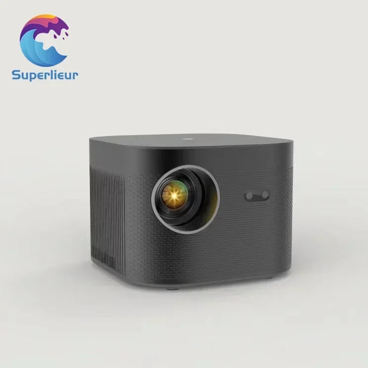Superlieur F18 Smart 3D Beam 1080P Video HD Wifi المسرح المنزلي Android 430 ANSI LED LCD Projector