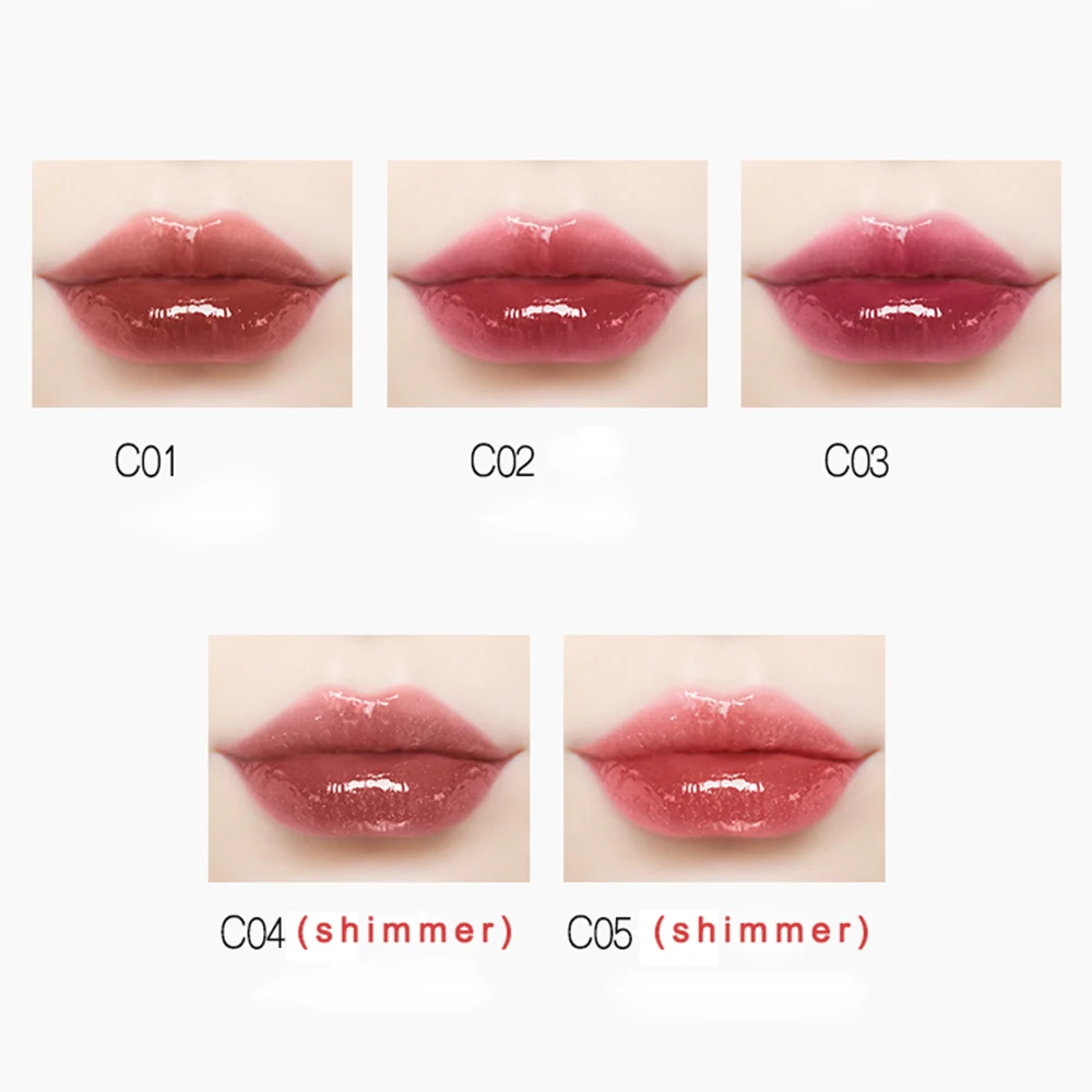 Balsamo per labbra idratante che cambia colore Lucido idratante con finitura a specchio Antiaderente a lunga durata per labbra secche e screpolate