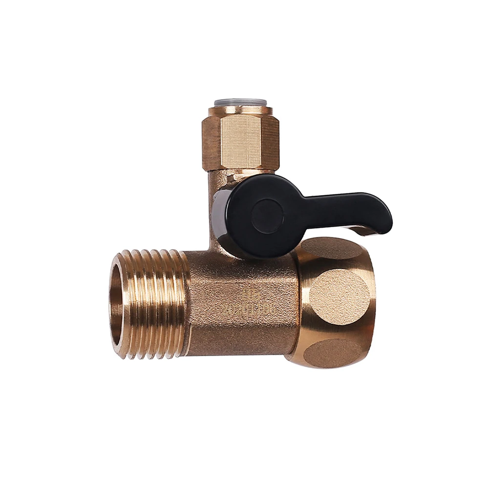 Water Purifier Water Inlet Three-way Ball Valve Switch Water Purifier Faucet Joint 4 Points To 3/2 Points Valve Access