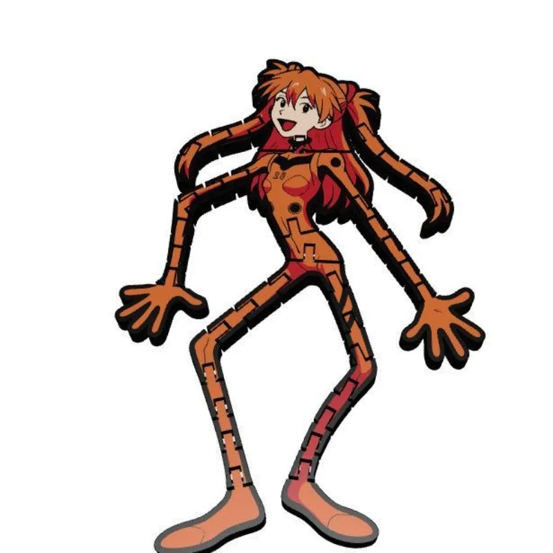 EVANGELION Ayanami Rei Figura Ímãs de geladeira Anime Bonecas Transformáveis Ímãs de geladeira para decoração de casa Quadro branco Foto Presente