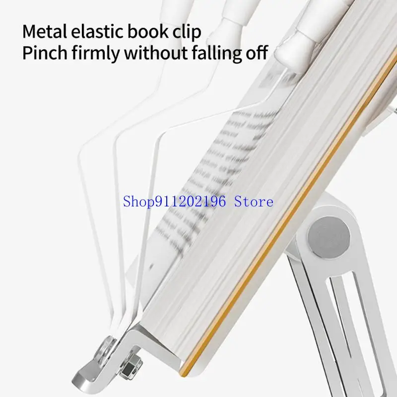 P82A Desktop Laptop Stand Adjustable and Portable Aluminum Desk Risers for Laptop Tablets 10 17.3inch Silver