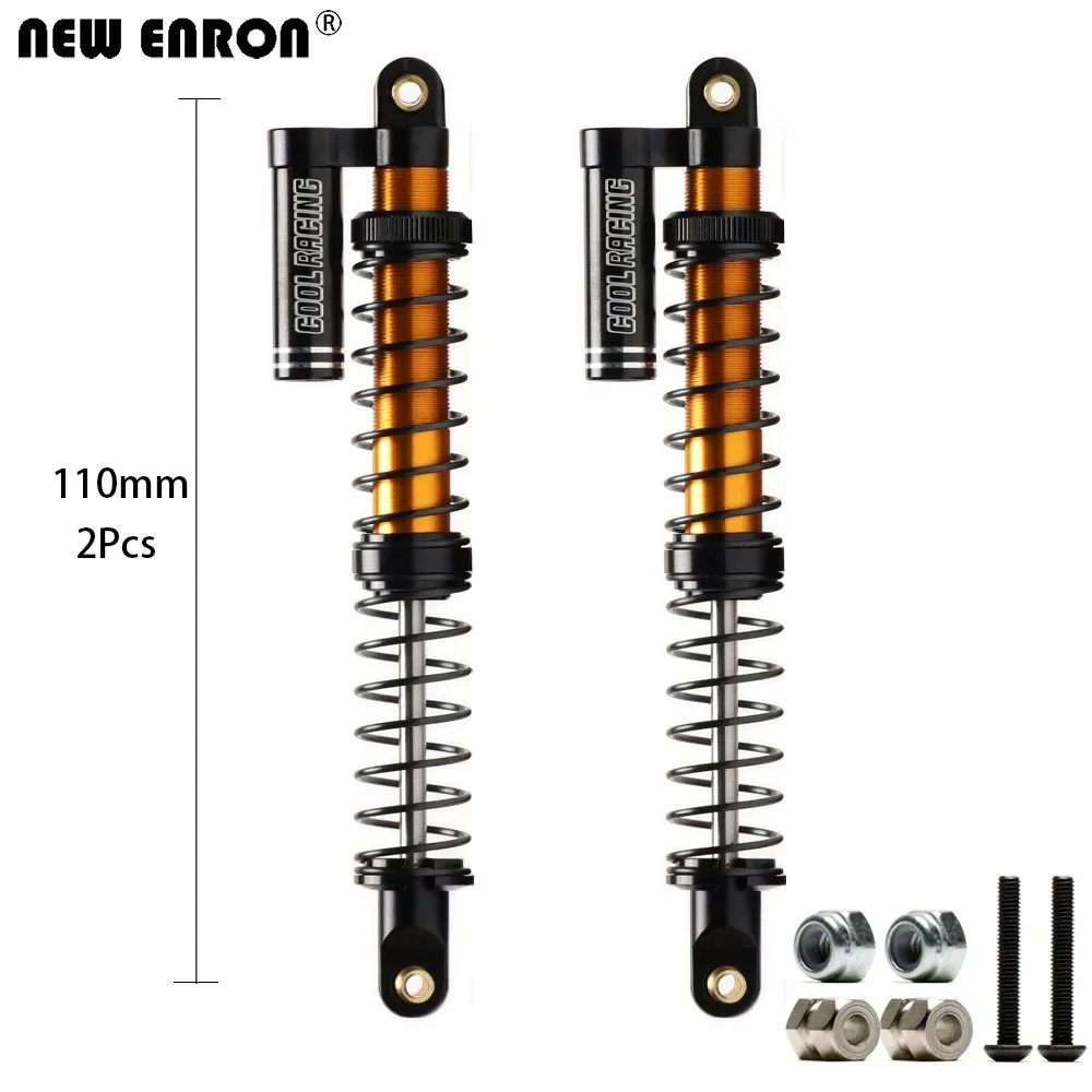 NEW ENRON Aluminum Alloy 90/95/100/105/110/115mm Oil Shock Absorber 2Pcs/4Pcs For 1/10 RC Crawler Car AXIAL SCX10 TRX4 D90 CC01