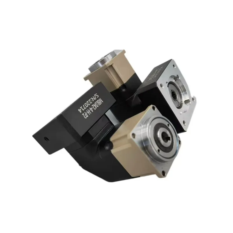 High torque precision hollow shaft robot servo right angle 90 degrees 20 horsepower electric motor planetary reduction gearbox