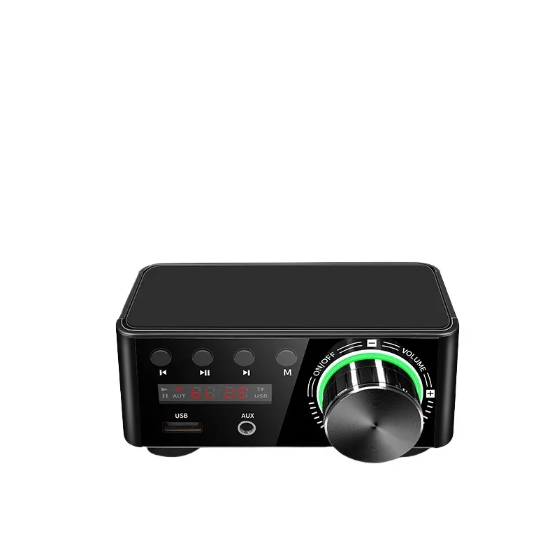 

Цифровой усилитель Bluetooth, мини-усилитель Hi-Fi класса D — беспроводной аудиоприемник для MP3/FLAC с качеством звука без потерь