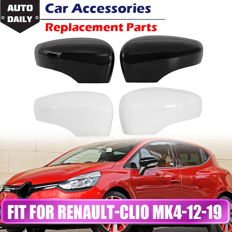 Rhyming Rearview Mirror Cover Housing For Renault Clio MK4 2012-2019 RHD Left Right Side Door Wing Mirror Sheel Car Accessories