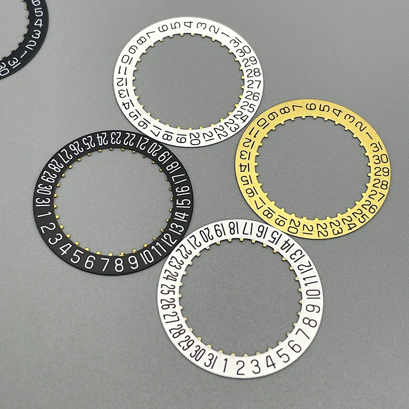 Mod ETA 2824 Movement Date Wheel Dial Fit for 2824 Mechanical Movement Crown at 3.0 Day Date at 3.0H and 6.0H Oclock Movt Wheel
