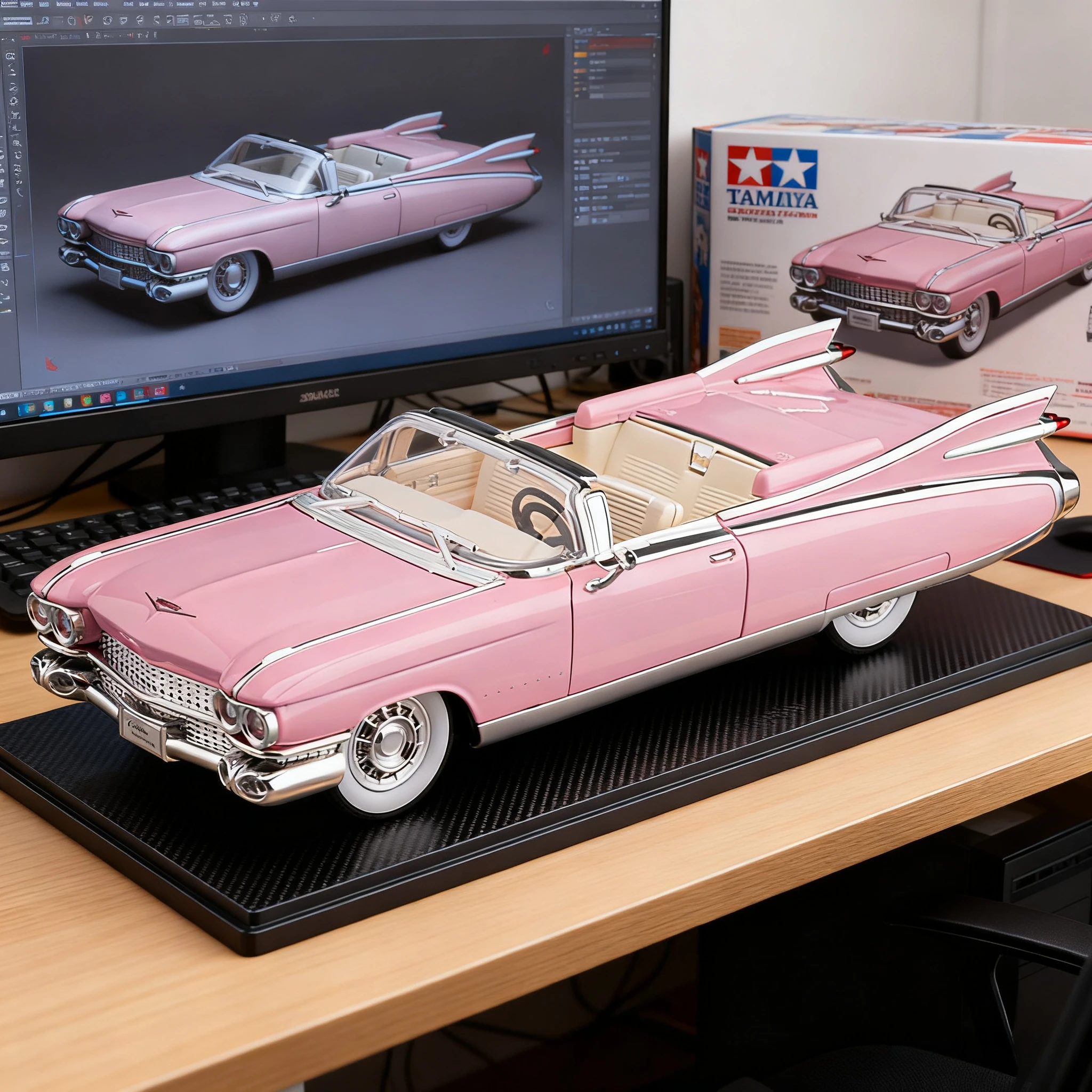 1:24 캐딜락 엘도라도 비아리츠 1959 시리즈 62 클래식카 합금 다이캐스트 피울백 장난감 트렌디 장식품 친구 소년 선물용