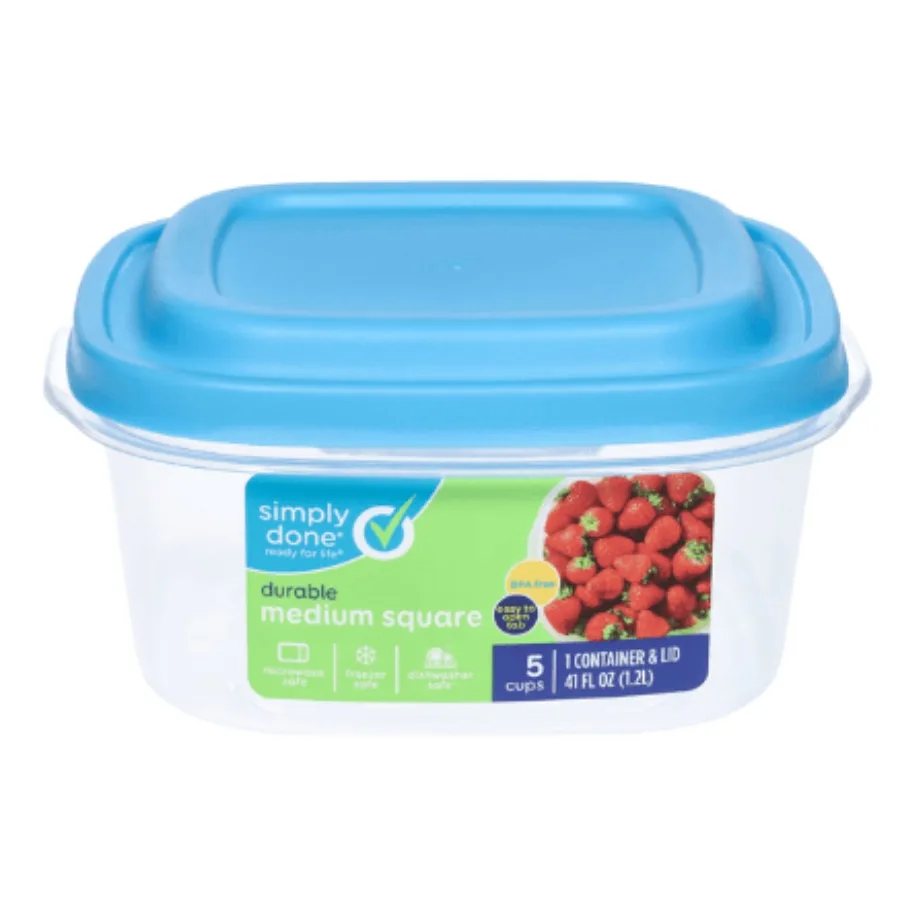 

Simply Done Container Lid Durable Medium Square 5 Cup
