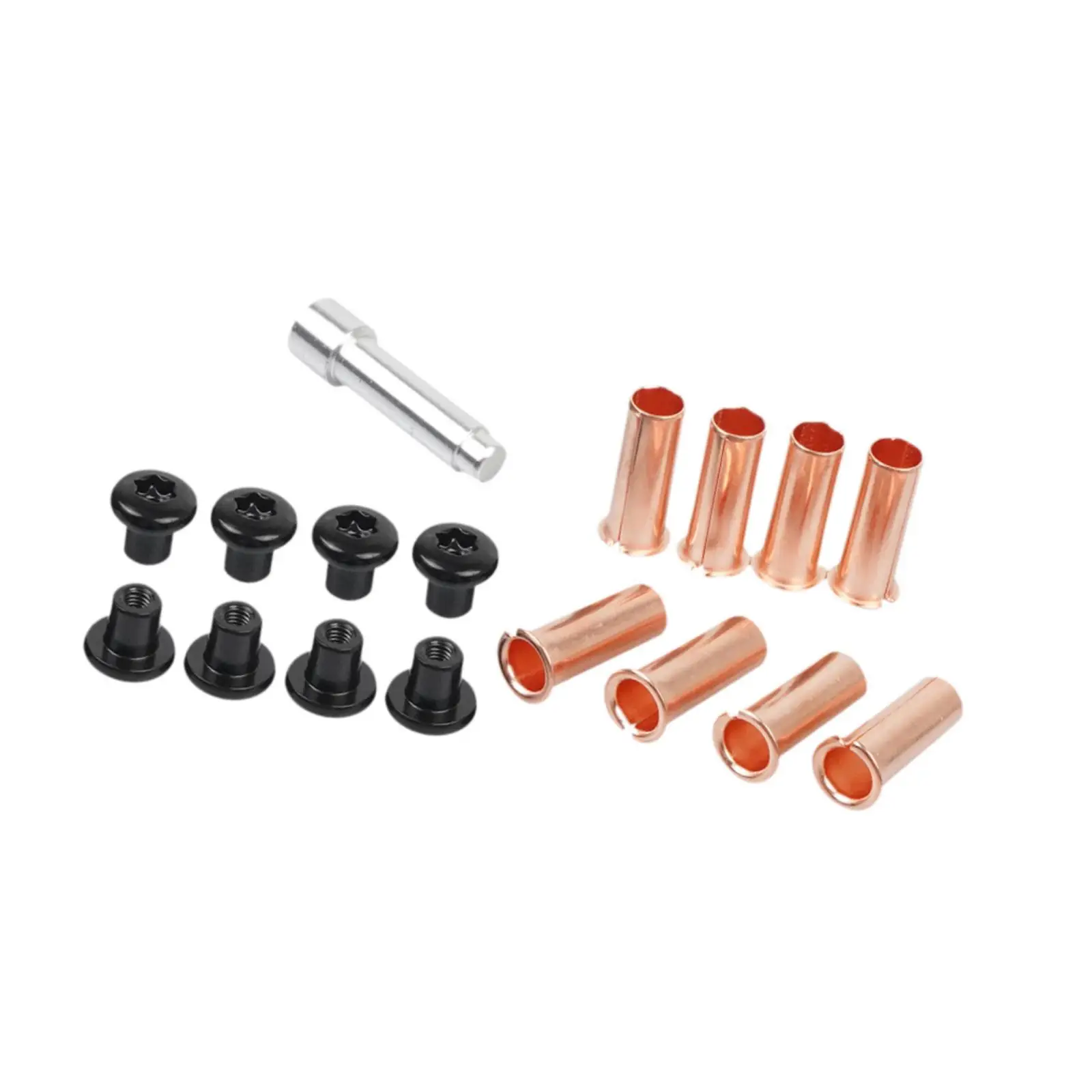 Auto Door Hinge Nut Kit Professional Fastener Set Metal Spare Part Assembly for Vehicle Door Sheet Upgrade