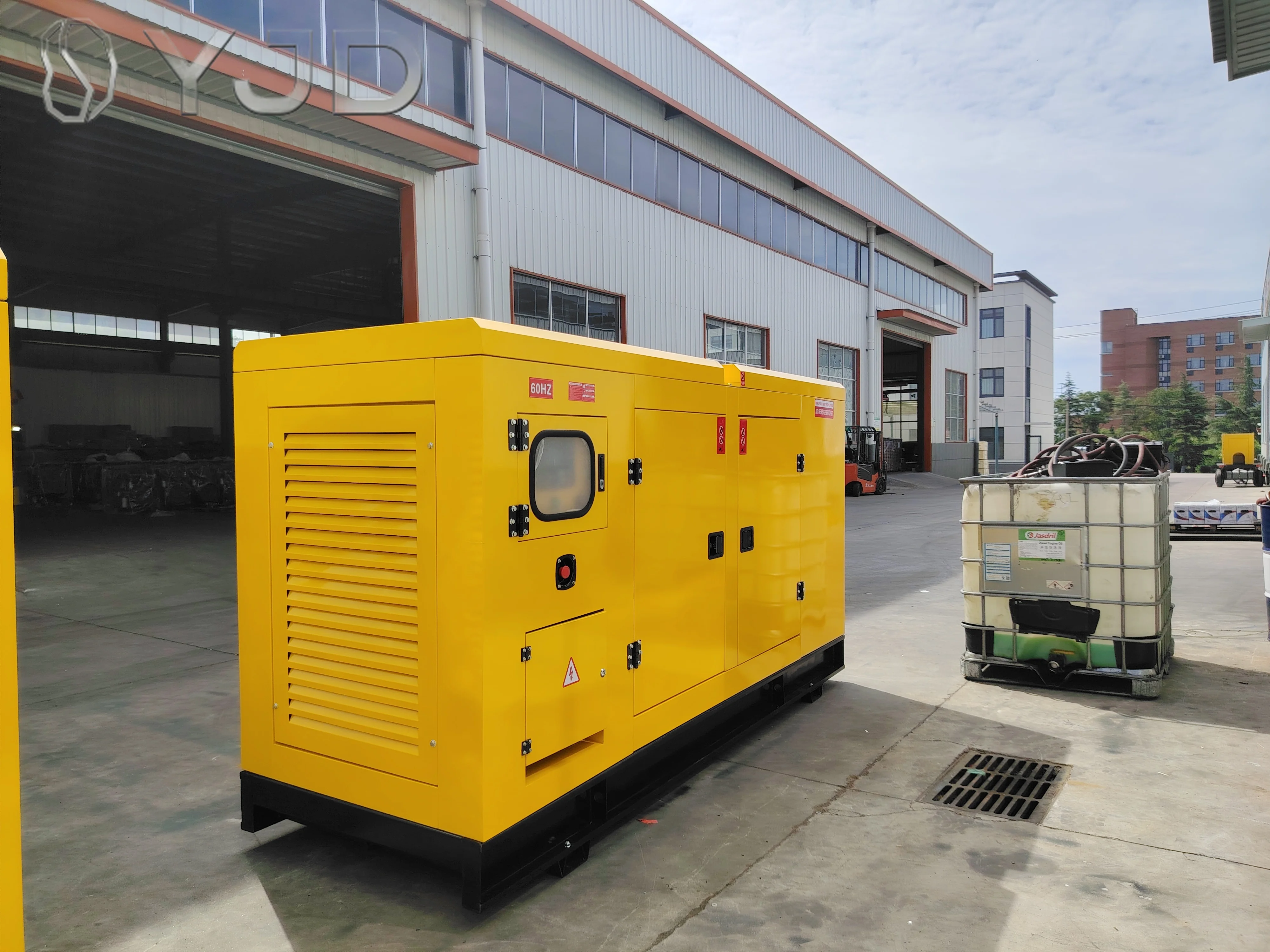 Efficient Standby Open Frame Diesel Generator Set AC Three Phase 75kw 400kw 500kw Water Cooled 24V DC Electric Start 50/60Hz