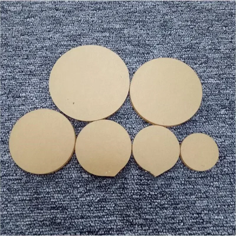 5pcs Thickness 2mm Round Plexiglass plastic Sheet acrylic board organic glass polymethyl methacrylate customized cutting service