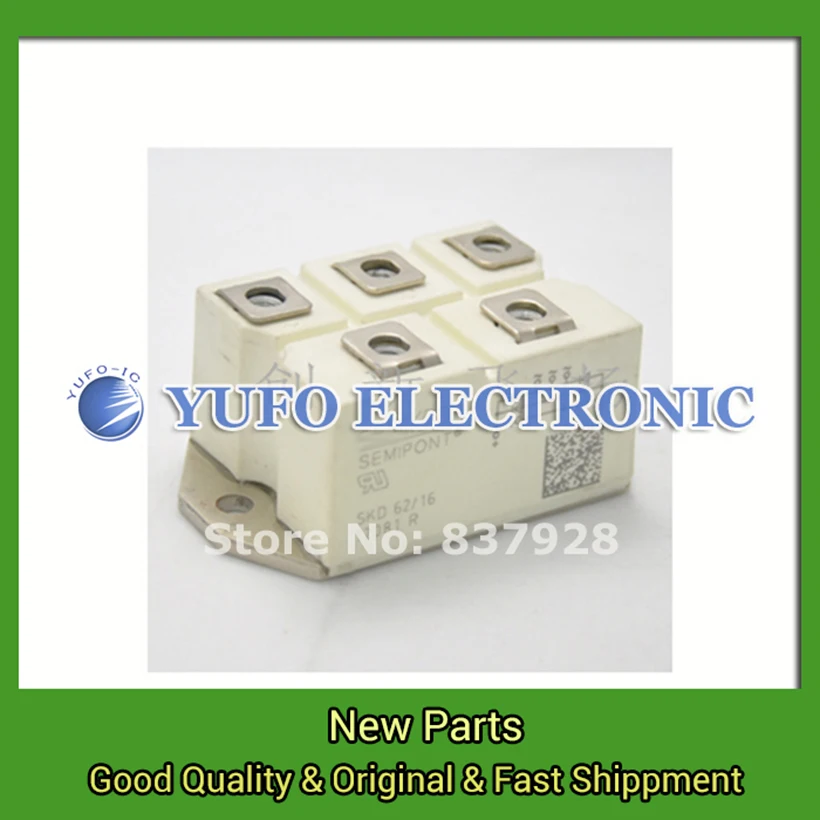 จัดส่งฟรี 1PCS SKD62/16 โมดูลใหม่อุปทานพิเศษยินดีต้อนรับสู่ Order