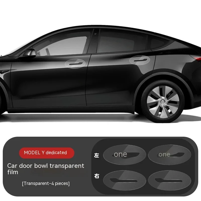 

TPU Inverted Door Handle Paint Protective Film For Tesla Model 3 Model Y 2017-2023 Door Handle Scratch Protector Car Clothing
