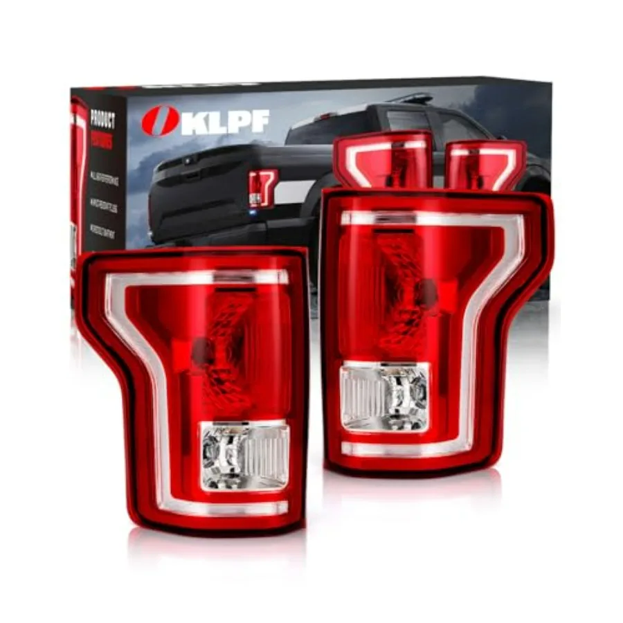 

Задний стоп-сигнал, совместимый с красным сменным задним фонарем 2015-2017 F150 F-150 в сборе с лампочками водителя и пассажиром