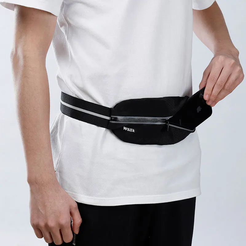 Casual Sports Outdoor Waist bags for Man Women Multi Functional Reflective Running Cycling Fanny Pack Phone Pouch Belt Bag