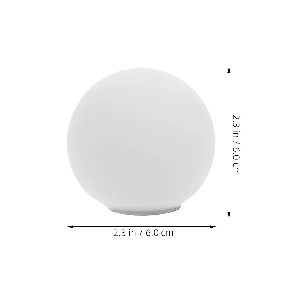 2Pcs Small Lampshade Glass Sphere Design G9 Thread Base 60Mm Diameter for Table Floor Lamp Fixtures Decorative Hanging Light