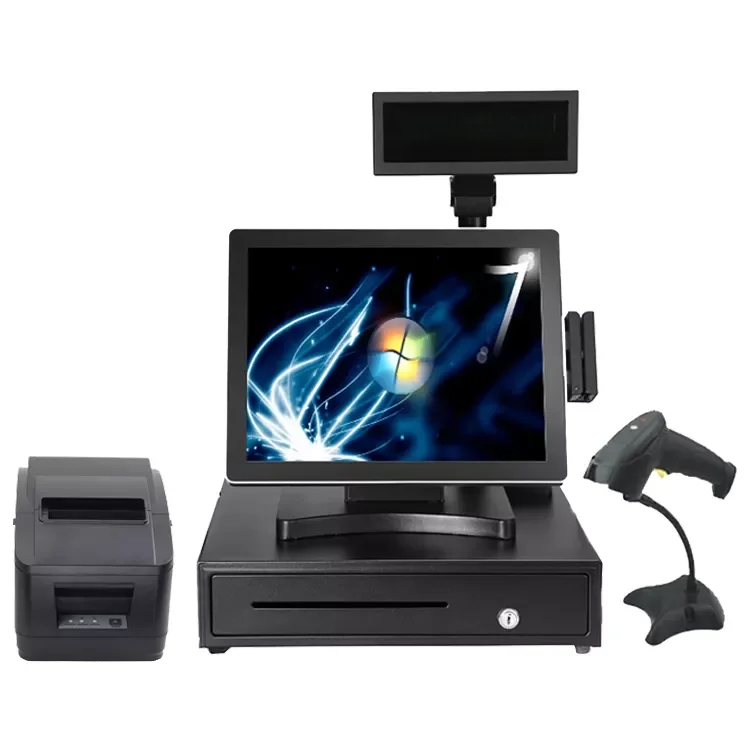 

15'' touch screen all in one POS system/cash register/cashier POS machine