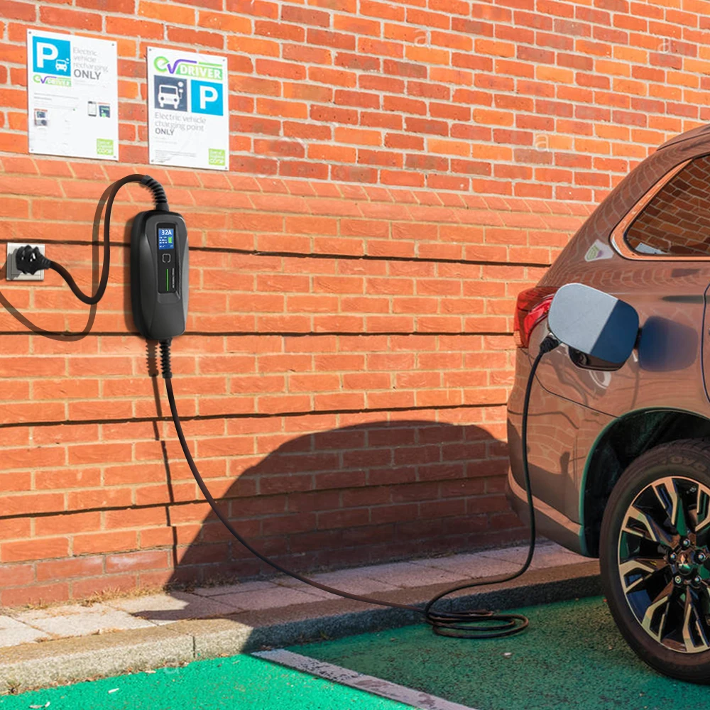 16A Level2 IP67 Type1 Caixa portátil do carregador EV do carro elétrico