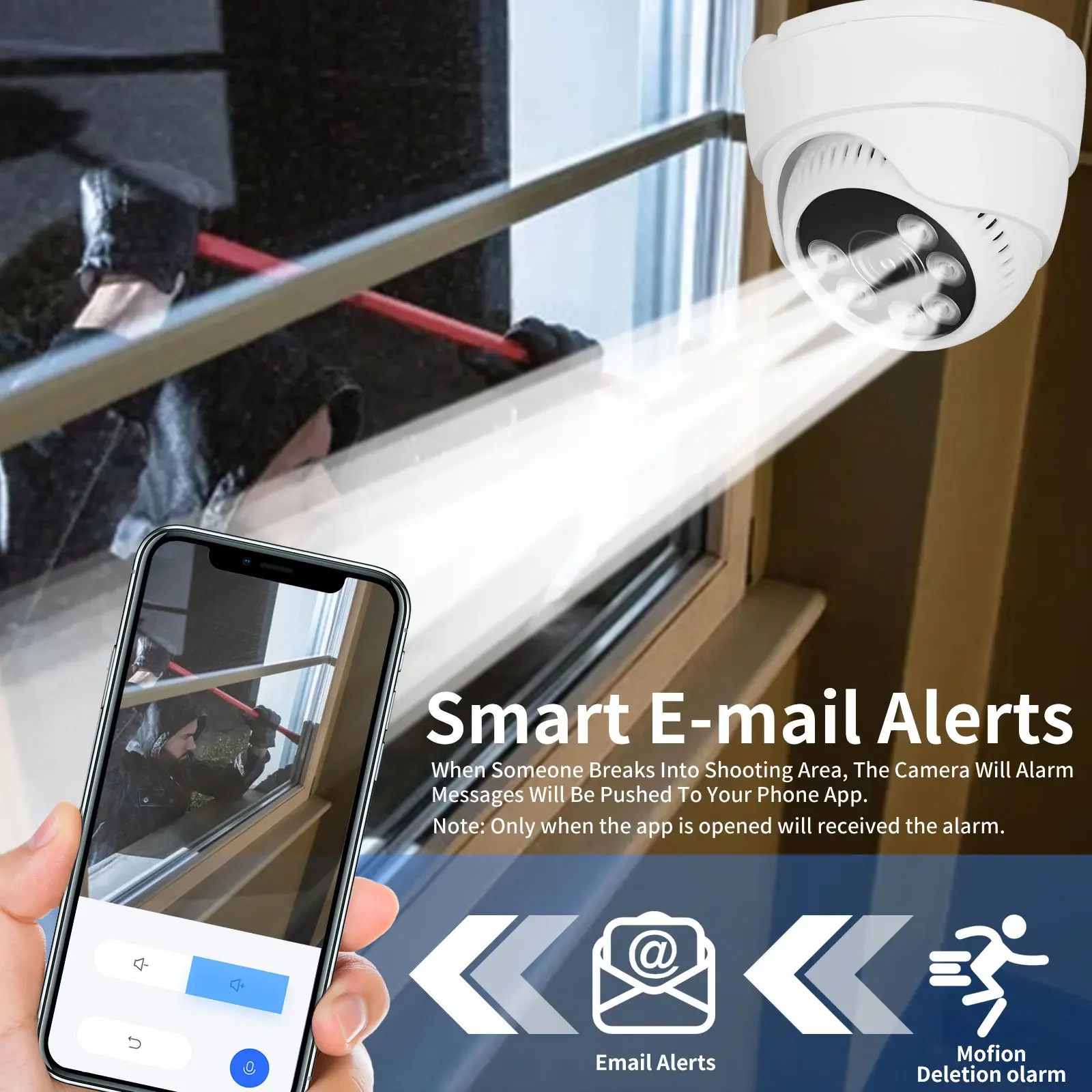 كاميرا Gadinan كاملة الألوان للرؤية الليلية 4K 8MP IP كشف الحركة تنبيه P2P للمراقبة الأمنية ONVIF مقارنة الوجه XMEYE #5