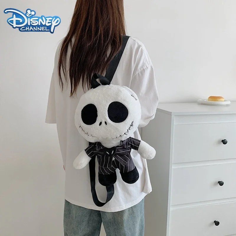 The Nightmare Before Christmas Jack Skellington Cosplay Peluche Backpack Cartoon Doll Bag Kids Halloween Candy Backpack Gifts