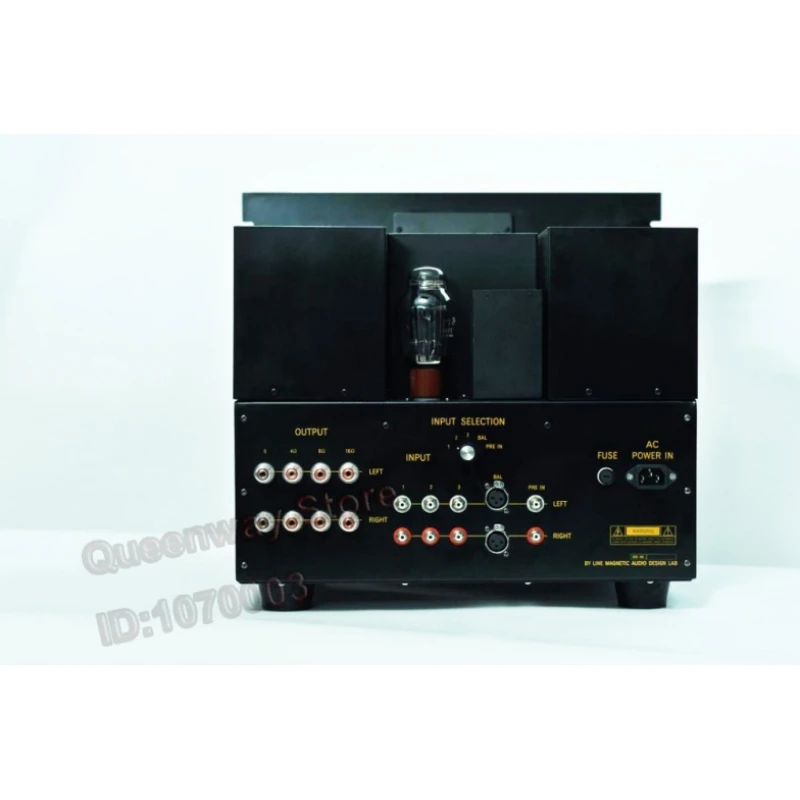 Amplificador de tubo magnético de linha Som analógico 805 A Amplificador de potência de canal duplo integrado