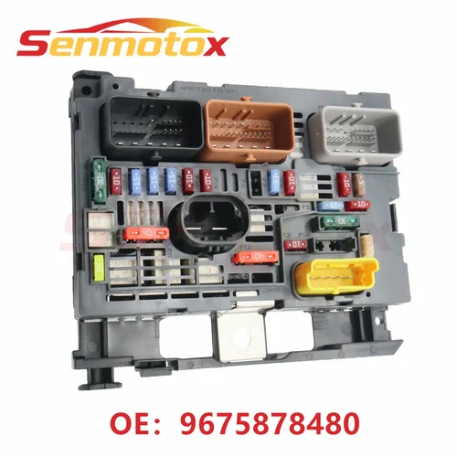 Imagen 2 del producto Caja de fusibles de motor 9675878480 9664706280 BSMR0500 para Peugeot 307 308 408 807 Expert Partner (B9) piezas de repuesto de coche Citroen