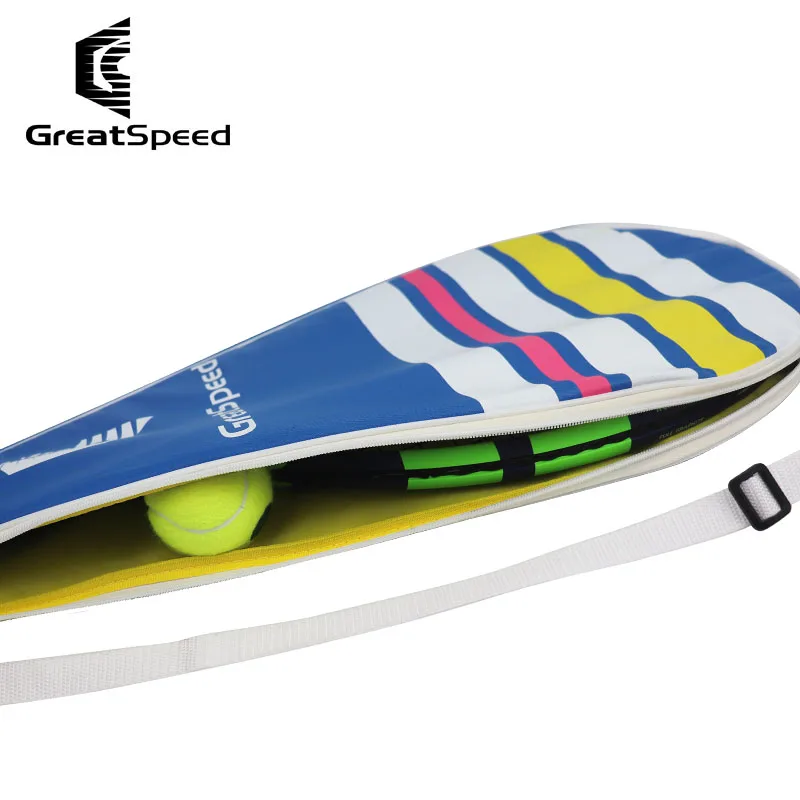 Children 21in 23in 25in 26in Tennis Cover GreatSpeed Kids Pink Blue Tennis Racket Bag Gilrs Boys Training Tennis Shoulder Bags