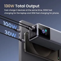 UGREEN Nexode 130W 20000mAh Power Bank Fast Charging for Laptop & Phone High Capacity Travel Office Custom Accessories Hot Selli