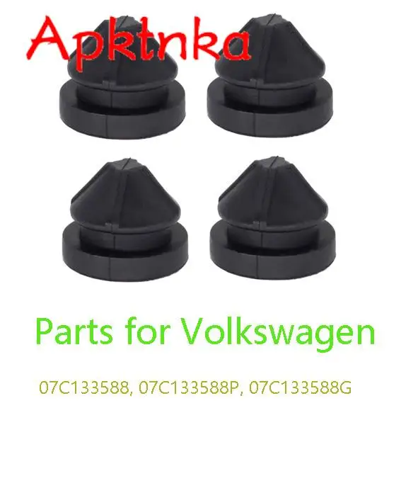 4X ยาง Bonnet Hood กรองอากาศ Grommet mount bushing บัฟเฟอร์เบาะสําหรับ VW CC Golf Sportsvan Touran passat Sharan Polo