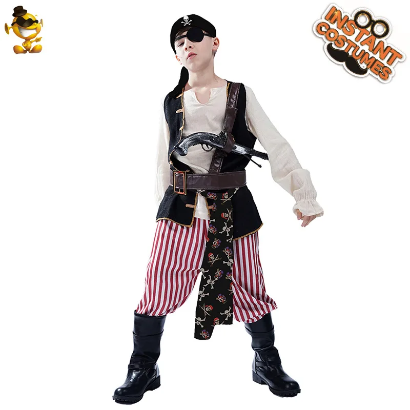 Feestjurken Cosplaykostuums Maskerade Toneelkostuums Prestatiekostuums voor kinderen Piratenkostuums voor kleine jongens