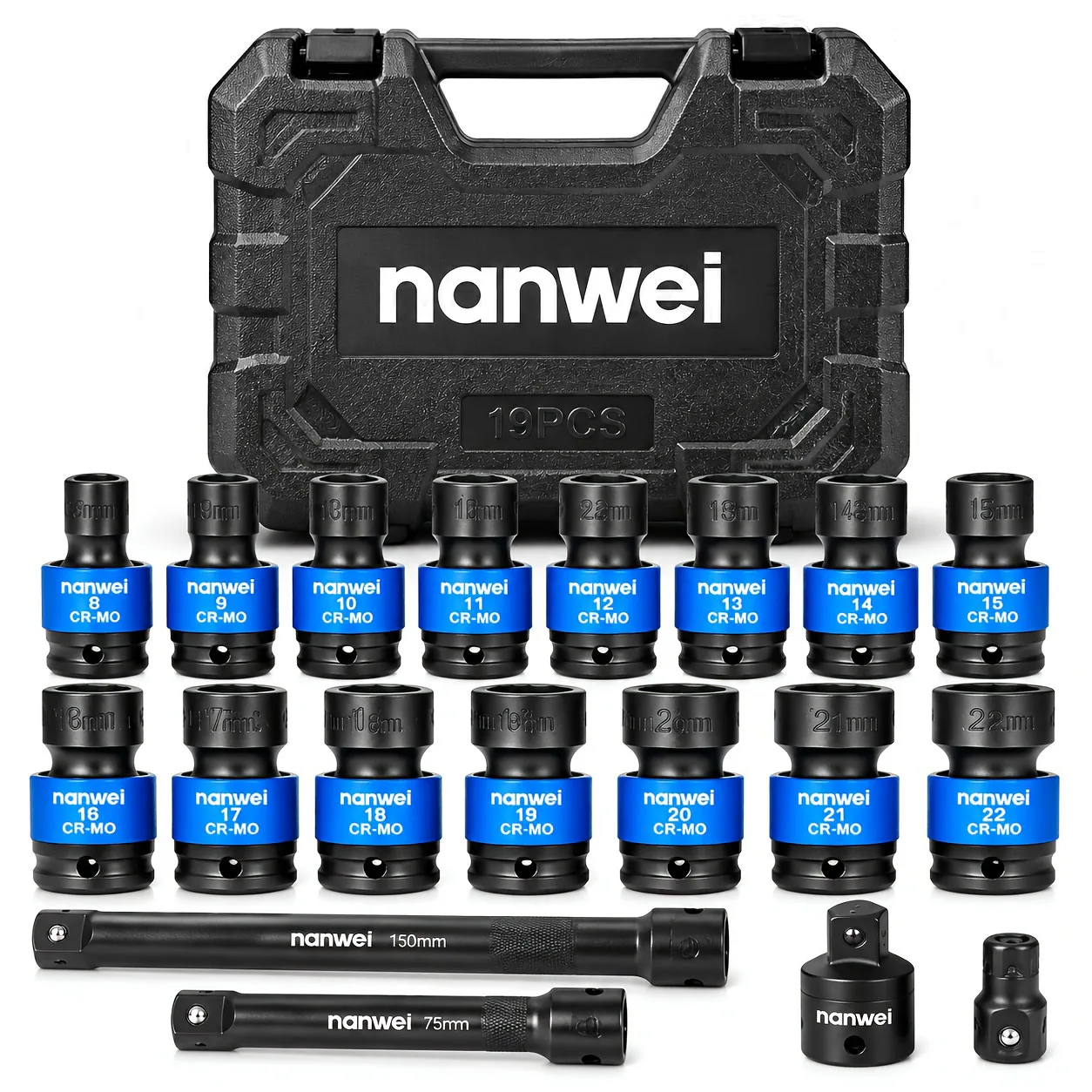 19Pcs 3/8
