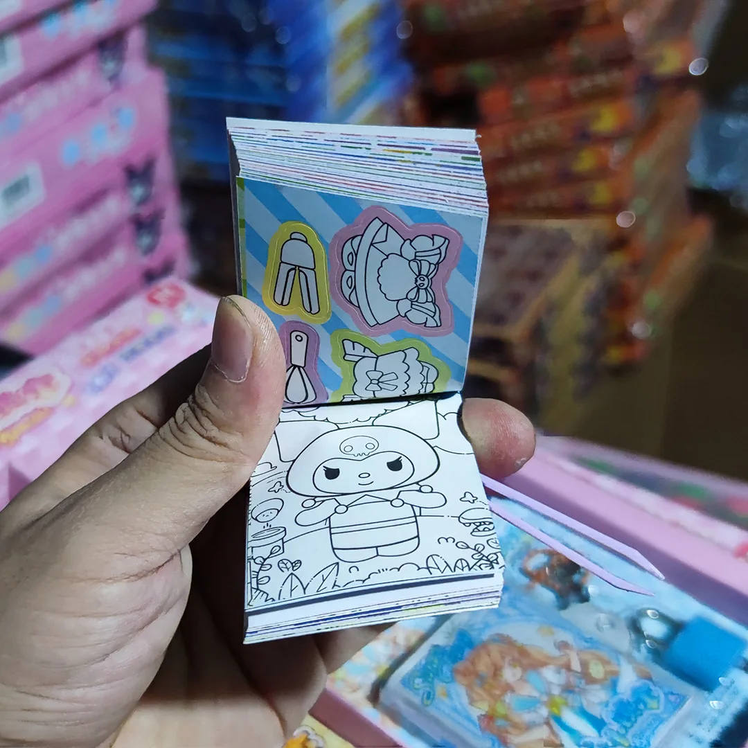 24 قطعة سانريو بالجملة من الذهب ختم ملصقات مربعة للأطفال الكرتون طالب القرطاسية مجموعات ملصقات لوحات جوائز Et