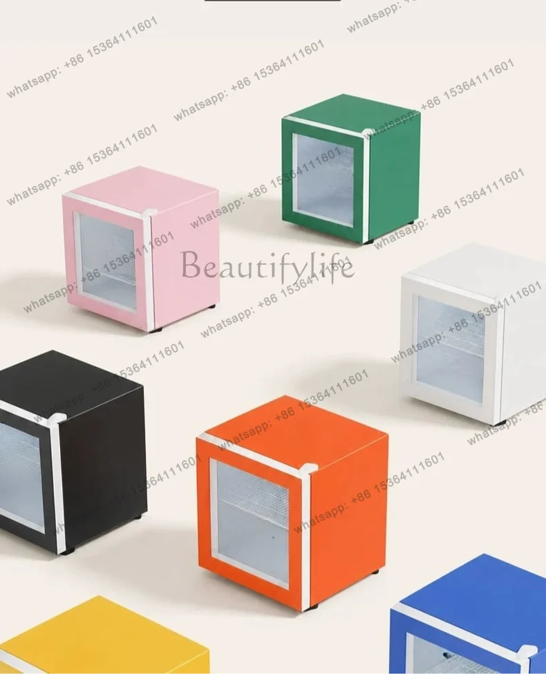 HOT small square box 55L commercial vertical display freezer ice cream cabinet small -22 degrees