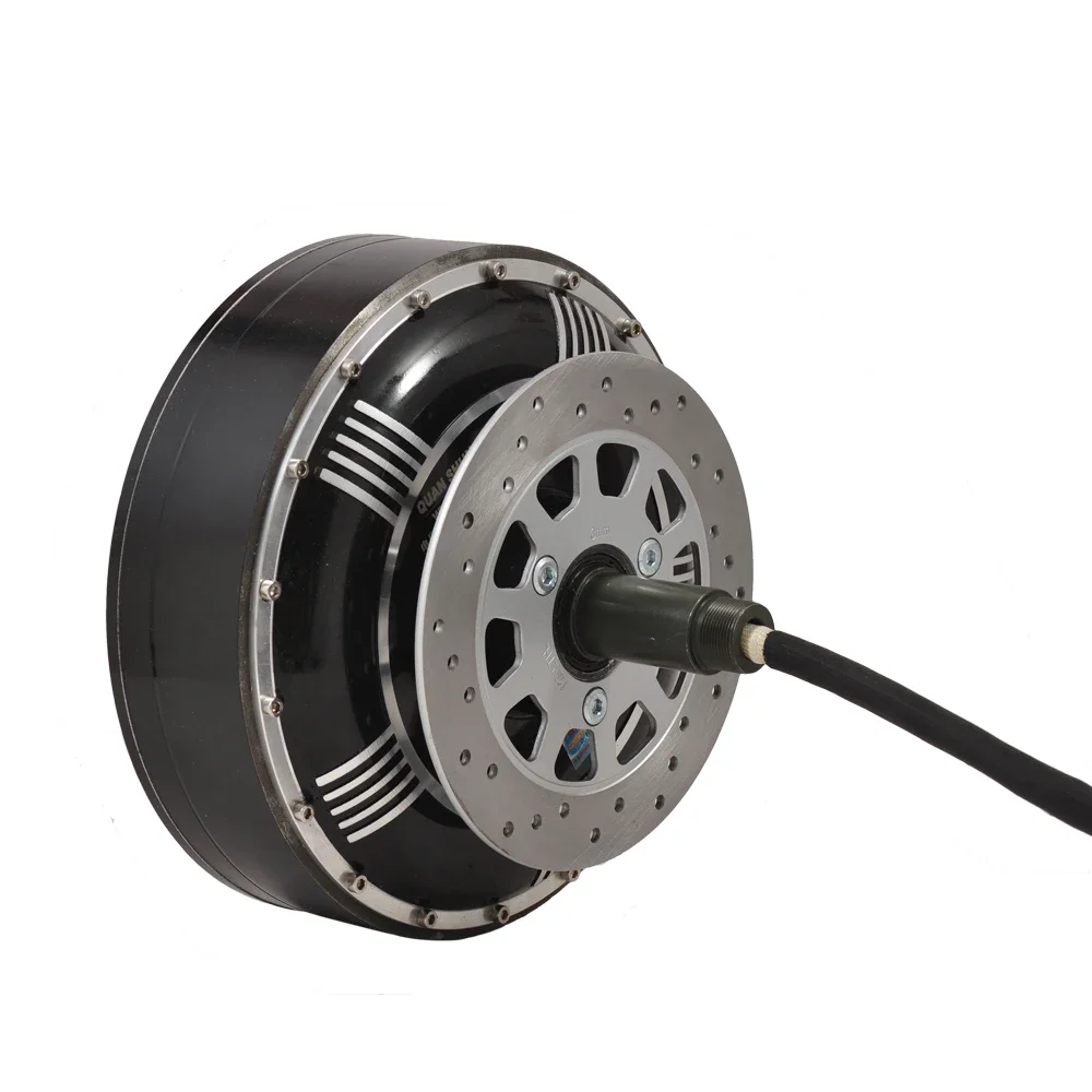 QUANSHUN 5000W 273 45H V2 Brushless DC Gearless Electric Car In Wheel Hub Motor