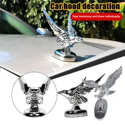 3D Flying Eagle Emblem Car Logo Front Hood Ornament Car Car Stickers Eagle Badge Stickers Badge Accessories Decoratiion