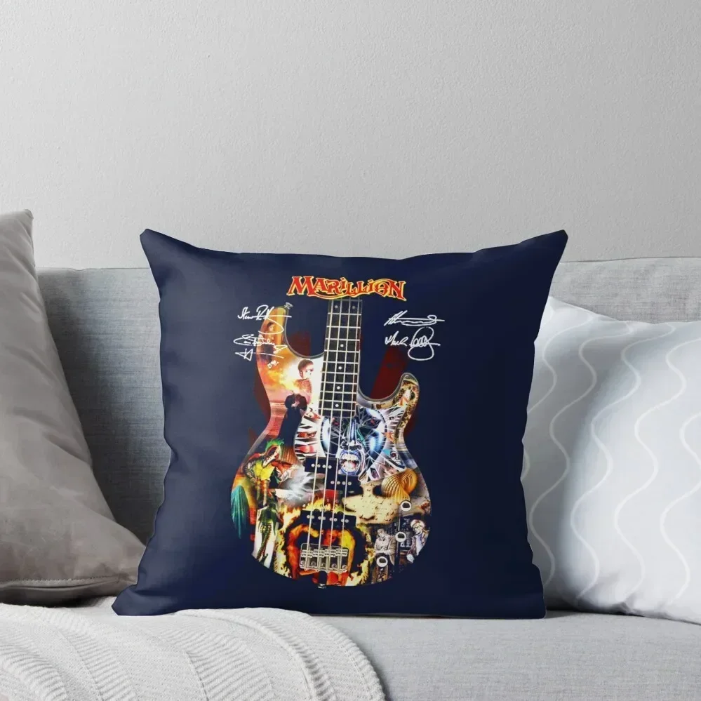 Marillion Guitar Signatures Throw Pillow Luxury Sofa Cushions luxury sofa pillows pillow