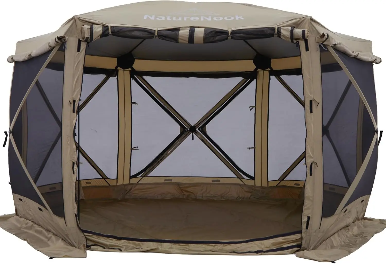 

Canopy Pop up Canopy Gazebo Tent for Camping 12x12 FT Screen Tent Outdoor Shade Screen House with Ground Tarp Screen Room with S