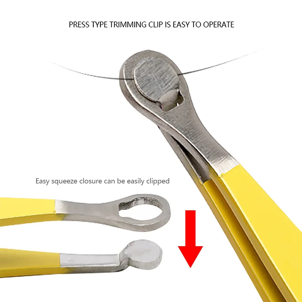 Pinzas para recortar el pelo de la nariz, de acero inoxidable, para cejas, nariz, corte de pelo, manicura, recorte Facial, tijeras de maquillaje, recortador para hombres, 1 ud.