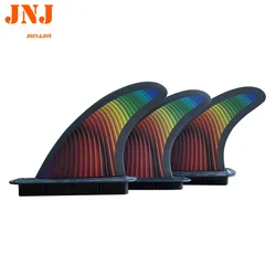 JNJ FUTURE Surfboard Fin G5 Medium Thruster, Made of Fiberglass, Honeycomb, Made