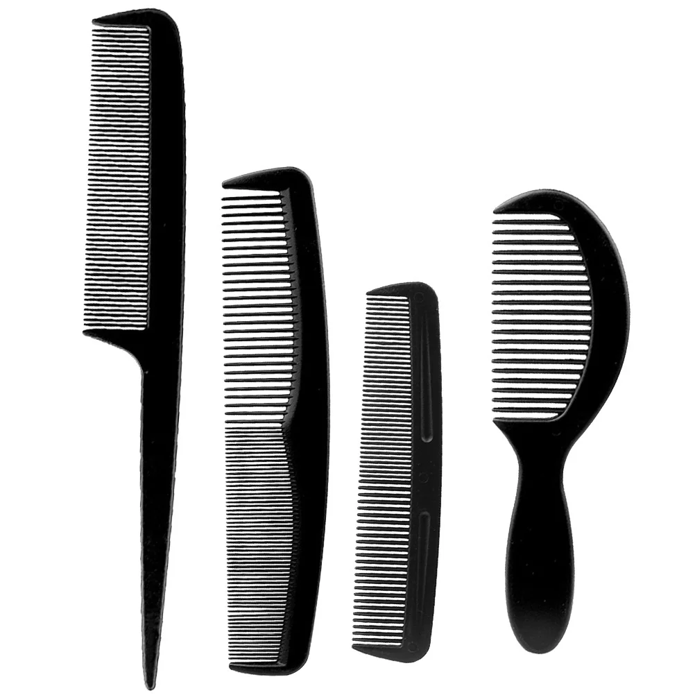 

8Pcs Hair Comb Set Durable Professional Haircut Accessories for Men Women Home Use Lightweight Portable Plastic Combs