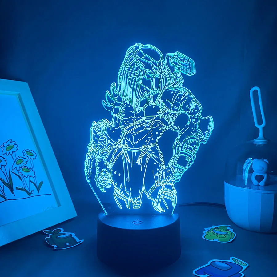 

Battle Armor Game 3D Led Neon Night Light Birthday Toys Cool Gift For Friend Bedroom Decor Anime Battle Armor Lava Lamp Kid Gift