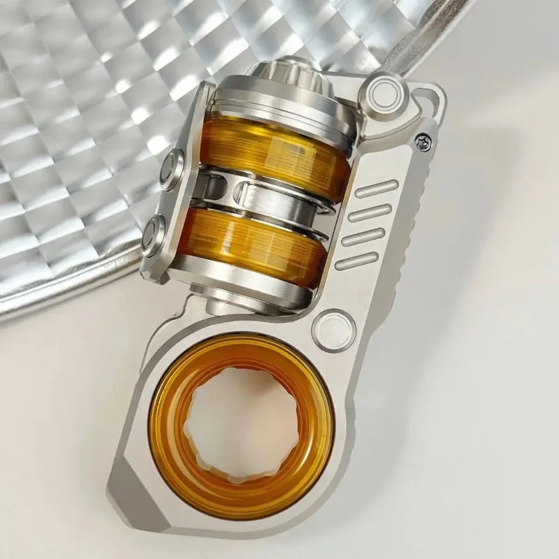 Picture 6: Rock Climbing Auto Lock Descender Pulley Self‑brake Rope Grab For Rappelling Rescue High‑altitude Operation