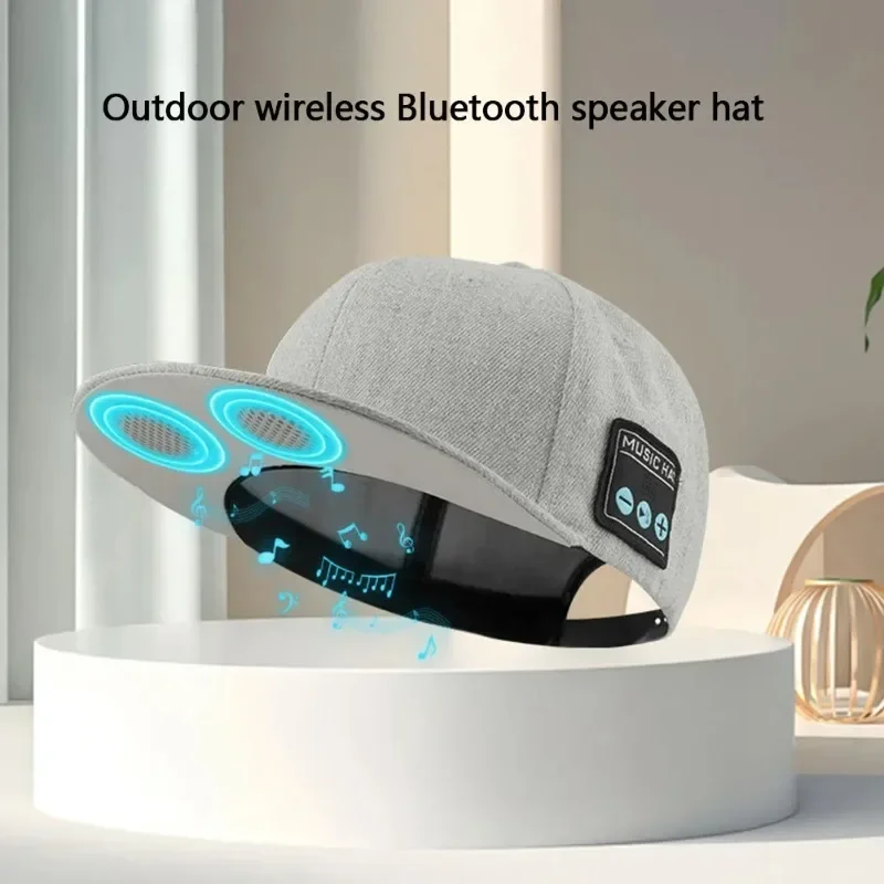 Wireless Smart Loudspeaker Cap Hat with Bluetooth Speaker Adjustable Speakers Hat For Outdoor Sport Baseball Cap With Mic