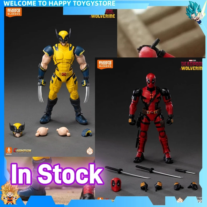 

В наличии Blokees Heroes Beyond Edition, Экшнпул Росомаха, фигурка, статуя, модель, коллекция фигурок, подарки, игрушки