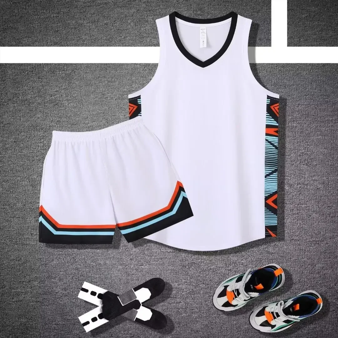 Nuovo 24 25 kit sportivo da uomo Fans maglie da basket uomini e bambini game team manica corta uniforme da allenamento gilet e pantaloncini 1024