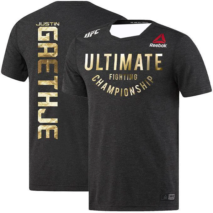 Camiseta Deportiva de Secado Rápido para Niños/Adultos, Diseño Oficial de Justin Gaethje UFC X Reebok 2026, Estilo Y2K, Talla Grande