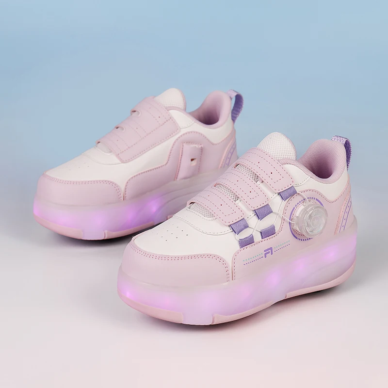 

2025 New 4-Wheel Retractable Heelys: Unisex Kids' Roller Skates for Elementary School Students