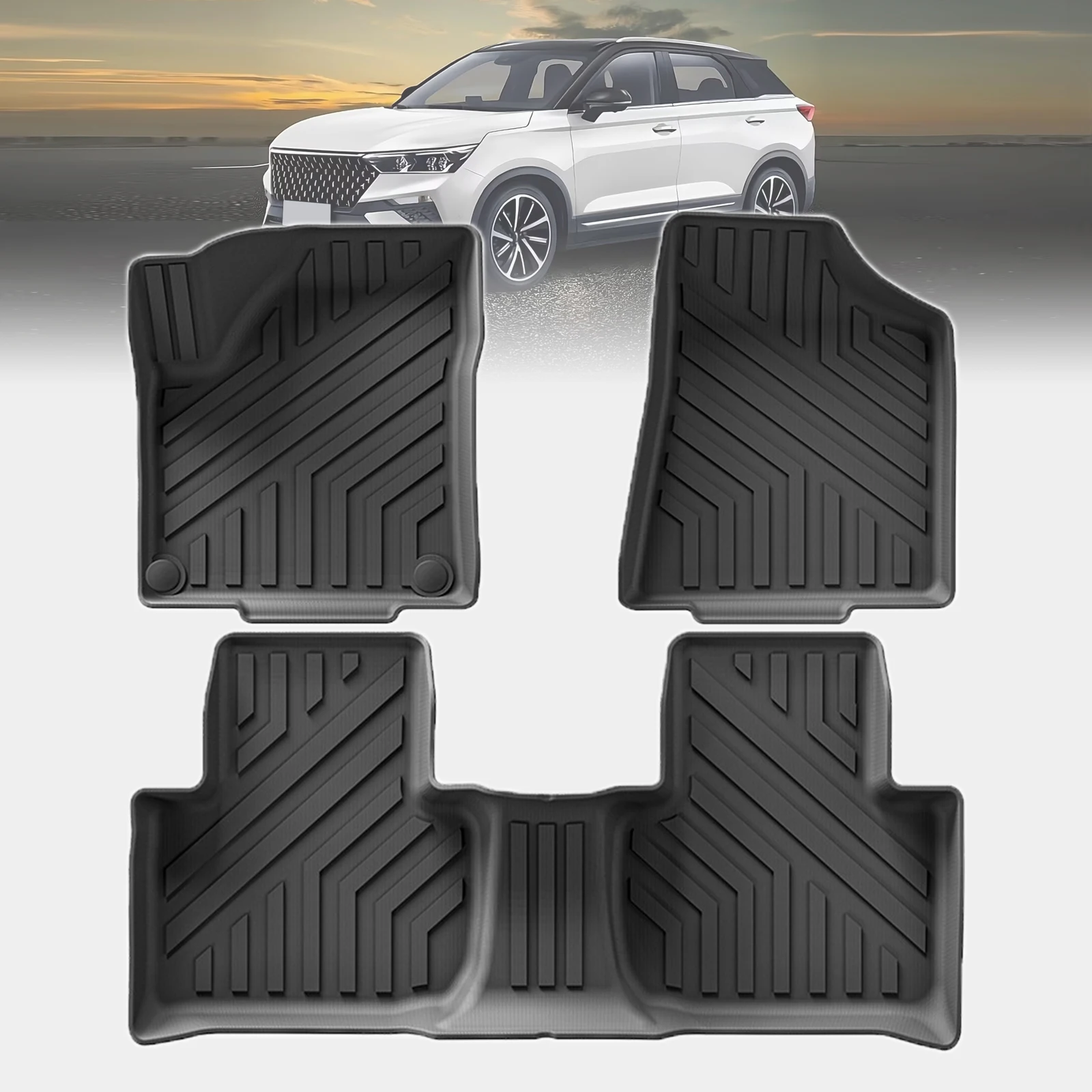 

for Lada X-Cross 5 / Bestune T77 2023 2024 2025 2026 Dustproof Non-Slip TPE Car Floor Mats Accessories