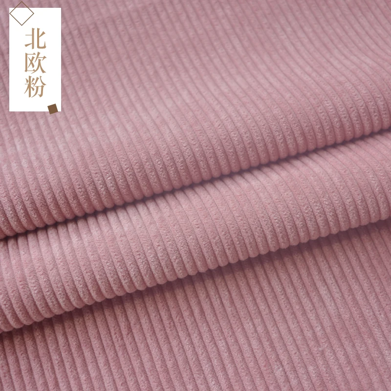 150x50cm Solid Color Striped Corduroy Fabric For Spring And Autumn Coat, Pants, Hats, Skirts, Handmade DIY Clothing Fabric